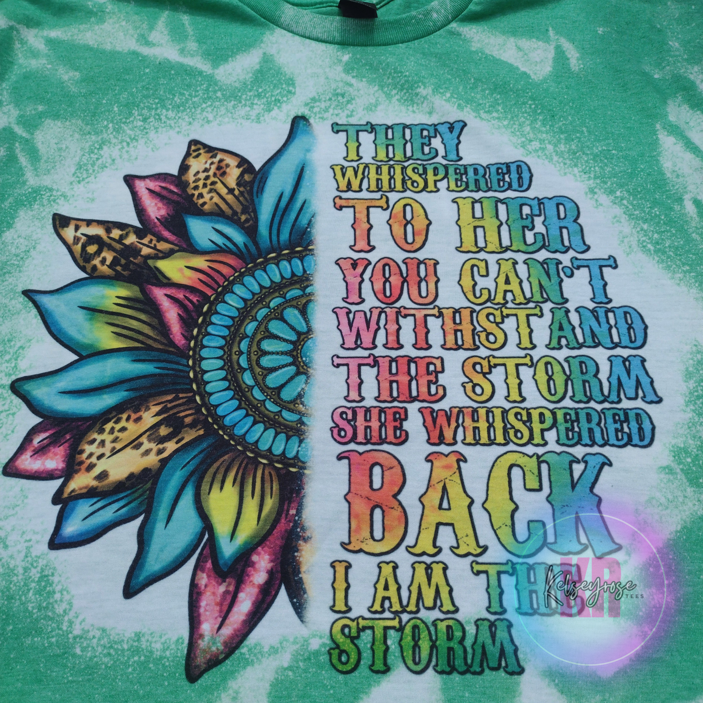 They Whispered To Her You Cant Withstand The Storm Women's Tee