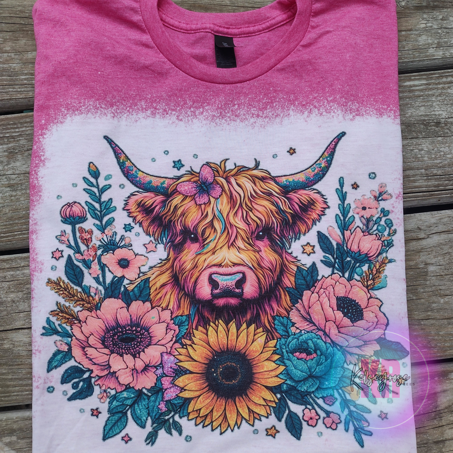 Highland Cow Pink Women's Tee