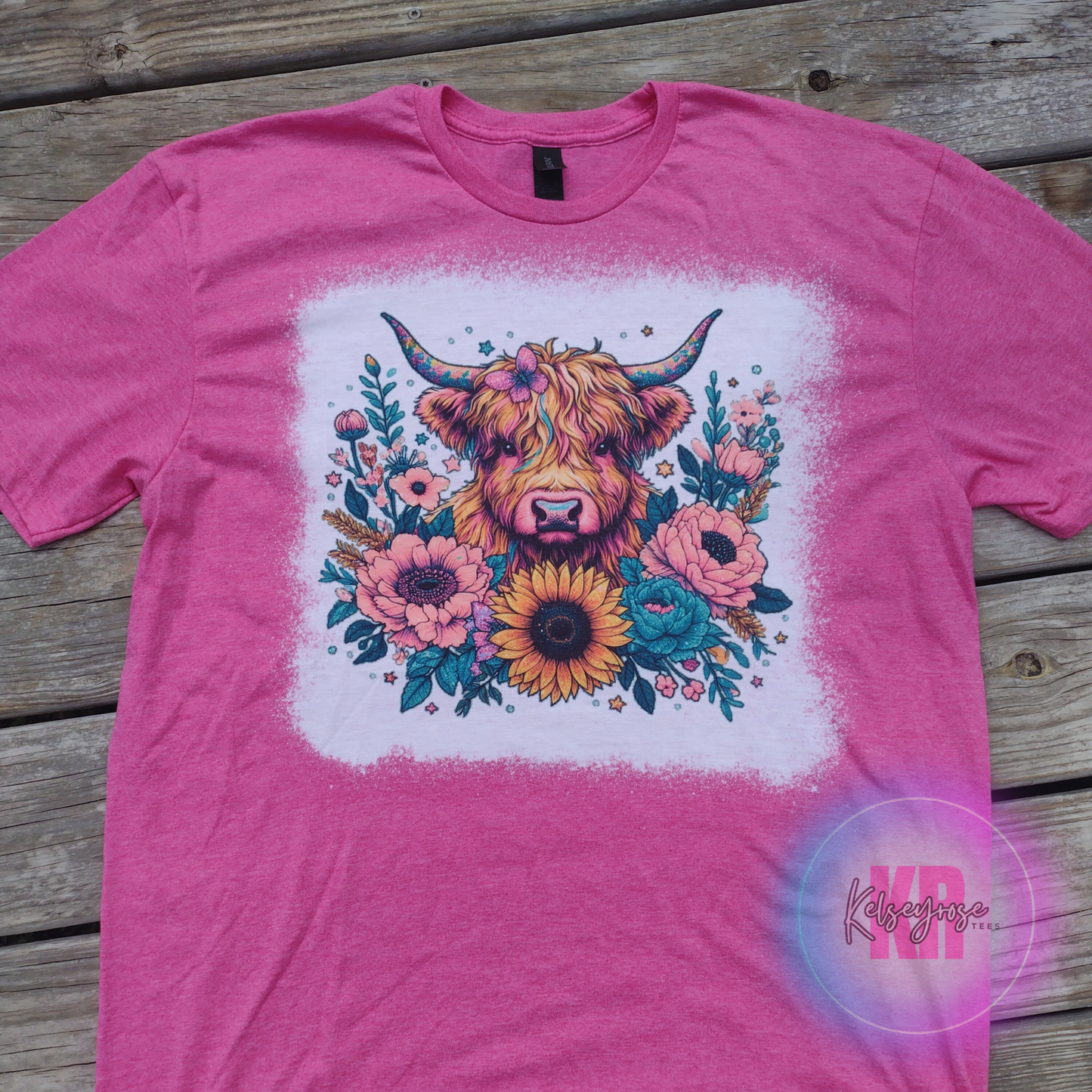 Highland Cow Pink Women's Tee