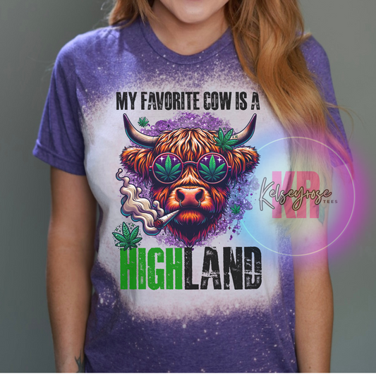 My Favorite Cow Is A Highland Women's Tee