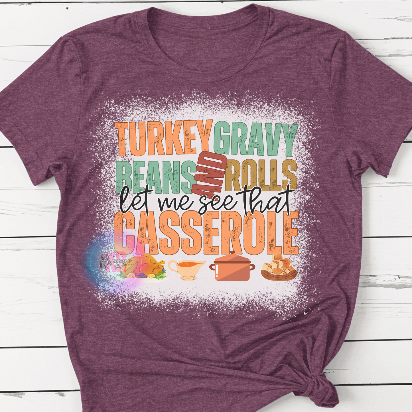 Turkey Gravy Beans and Rolls Tee