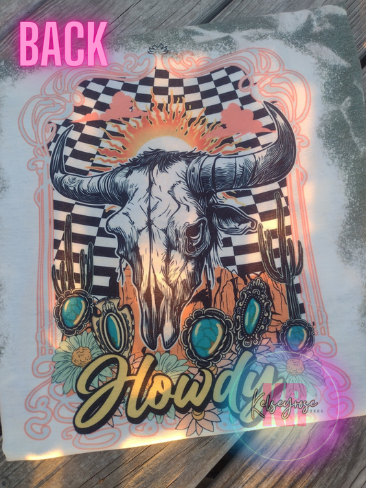 Howdy Bleached Women's Tee